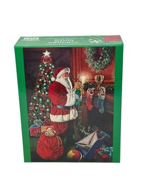 Hobby Lobby Green Christmas Party Oversized Puzzle-1,000 Pieces